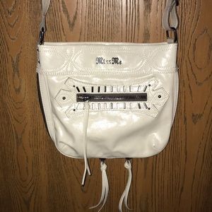 “miss me” over the shoulder bag